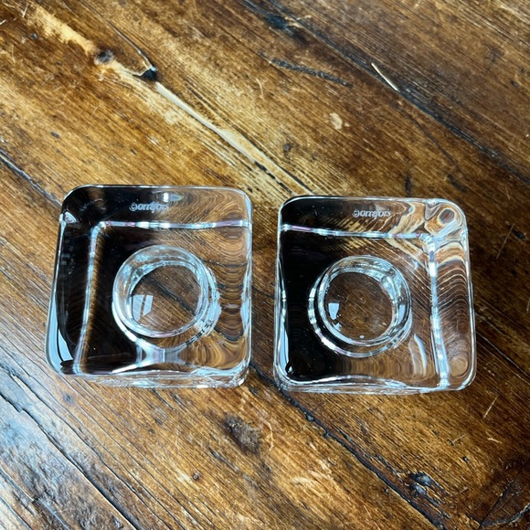 Orrefors Crystal Ice Cube Votive Candle Holder Design by Goran Warff - Picture 6 of 6